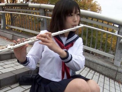 《秋月めい》 ☆chakuero ☆ マジメな吹奏楽の女子校生が、オジサンに誘拐されて緊縛調教！